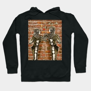 Graffiti Hearts [Digital Figure Illustration] Message on the Mortar Version 3 Hoodie